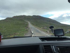 top tips single track road Scotland road trip with Four Seasons Campers campervan hire