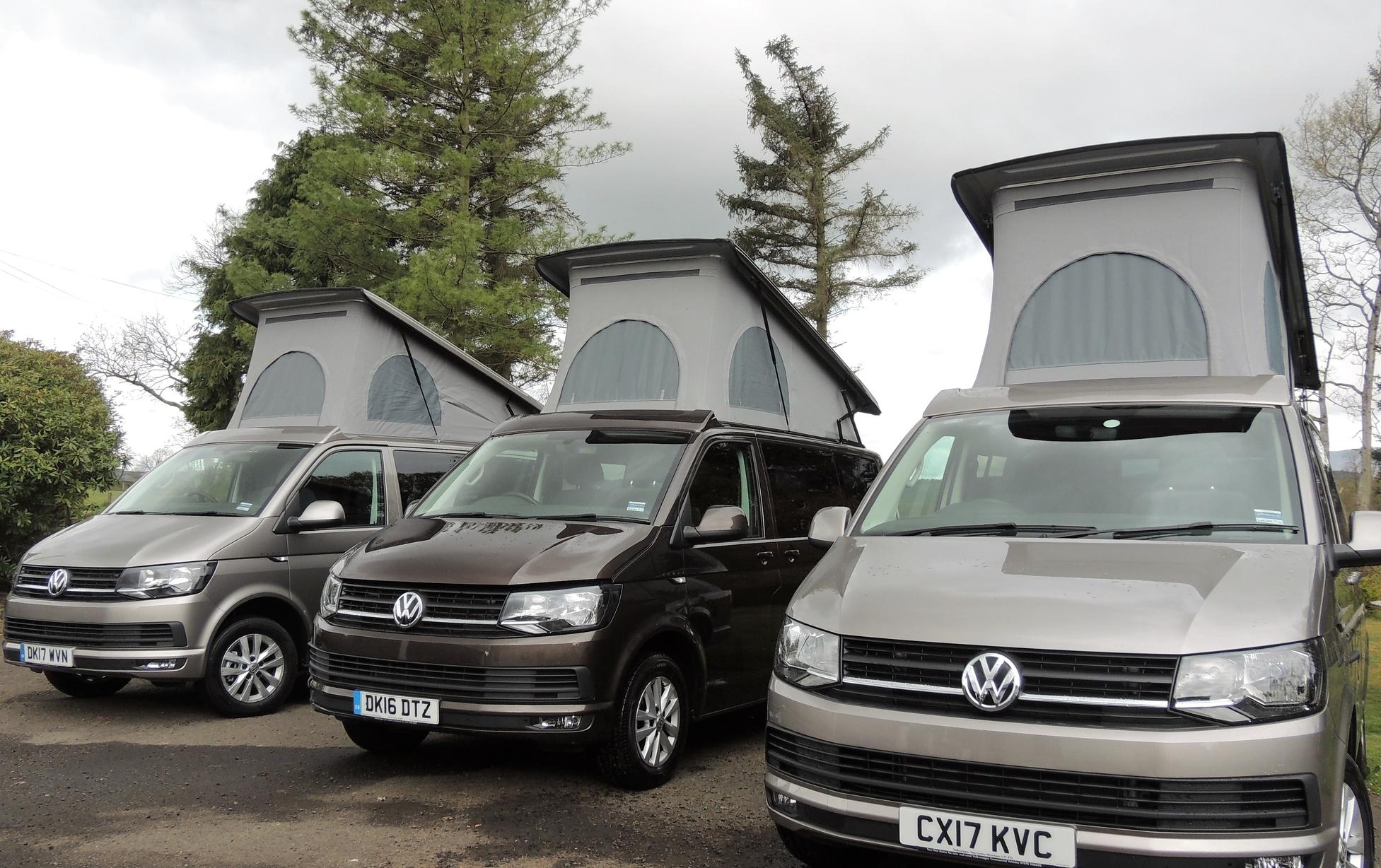 VW Campervan Hire Fleet Campervan Hire Scotland Four Seasons