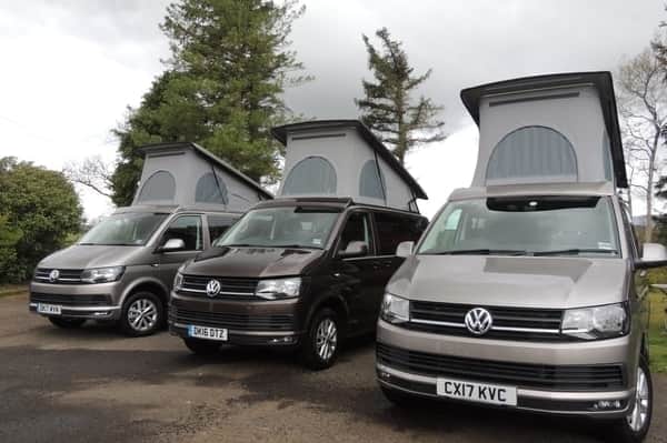 Campervan booking for VW Campervans near Glasgow