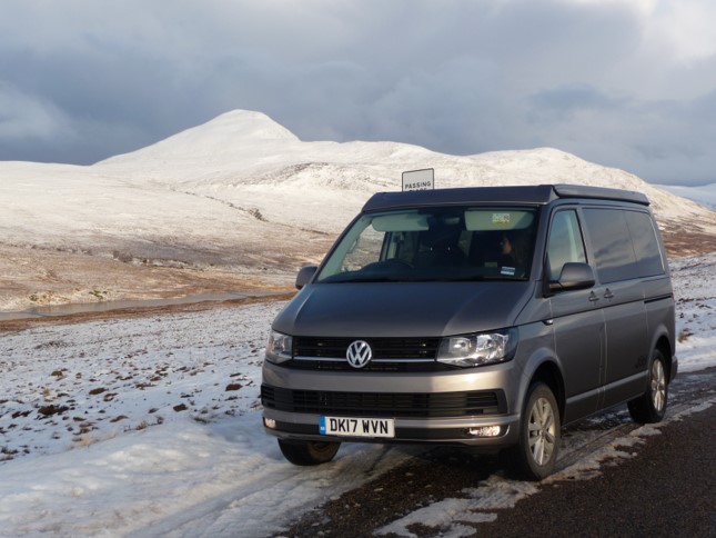 winter road trip NC500 with Four Seasons Campers Scotland