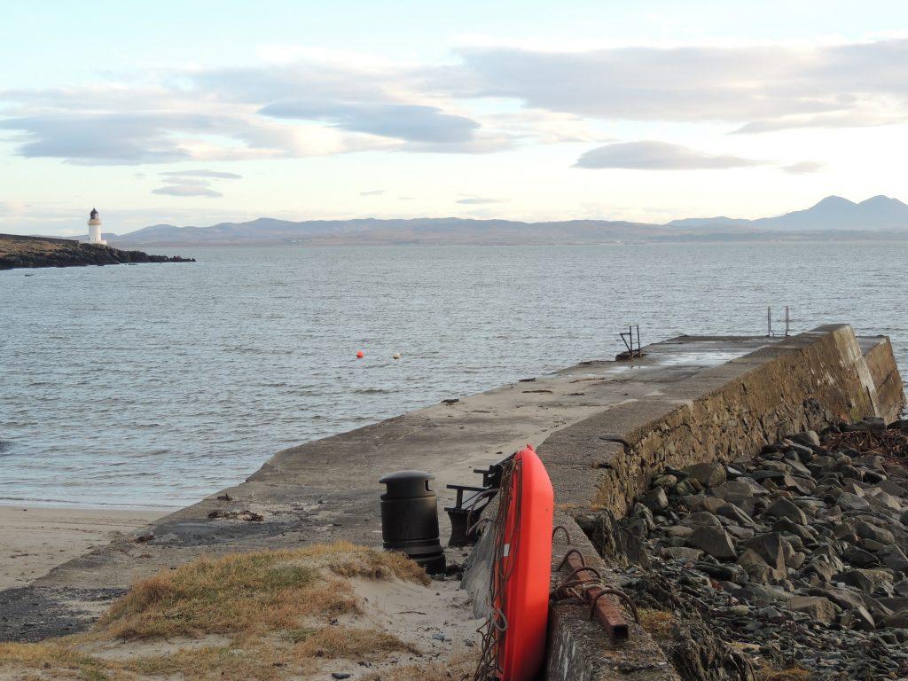 Harbour and lighthouse at Port Charlotte, Islay
