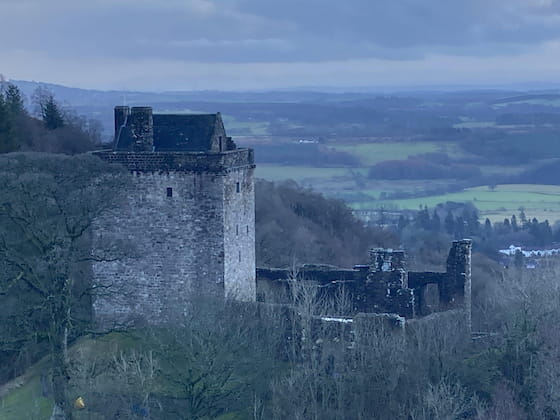Castle Campbell by Dollar, North of Stirling.