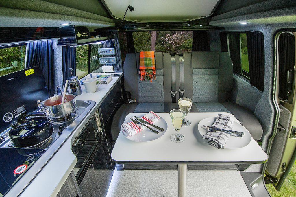 VW Jobl Kitchen for hire Four Seasons Campers VW Campervan