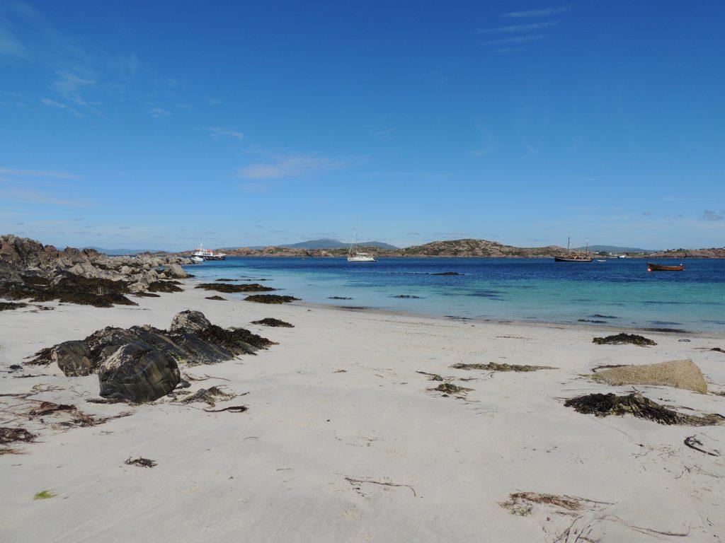 Iona landscape for artists for white beaches