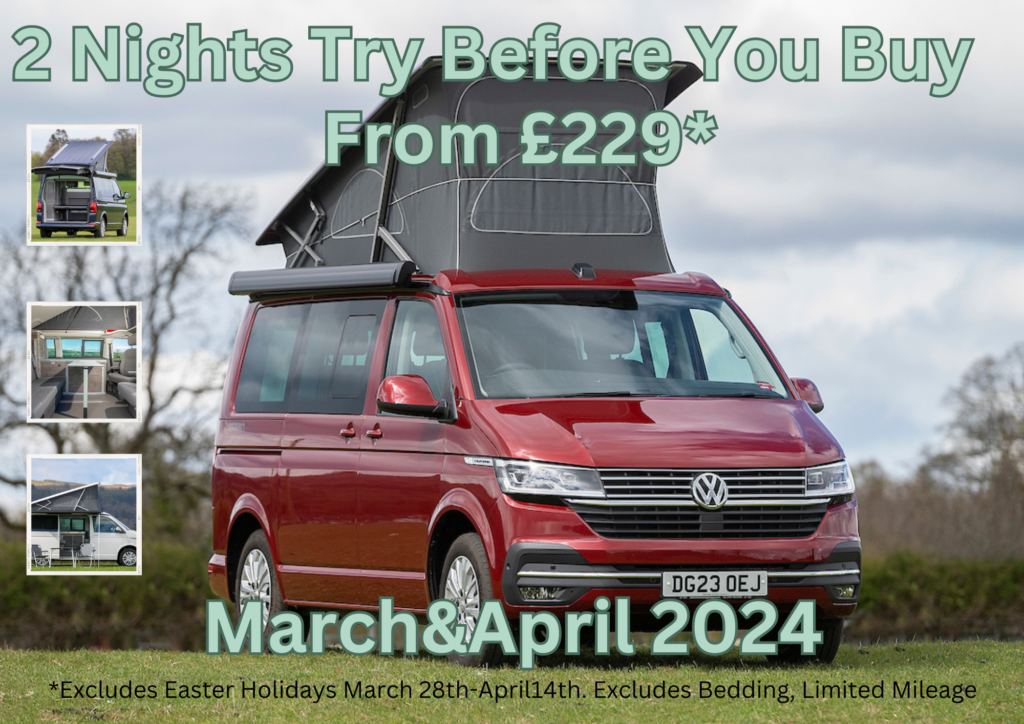 Offer of two nights for £229. in March and April