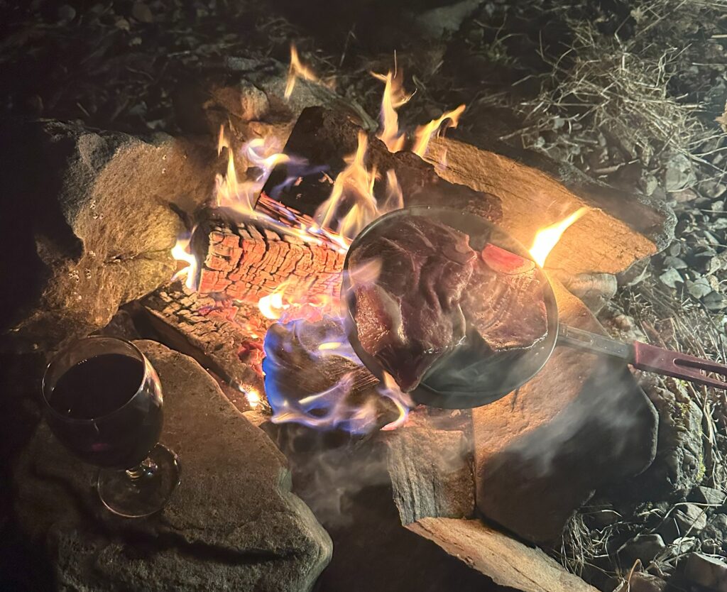 Campfire on Ardnamurchan