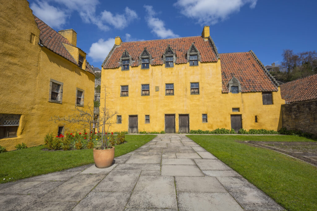 Culross Palace and Garden in Fife knows as Cranesmuir in Outlander TV series