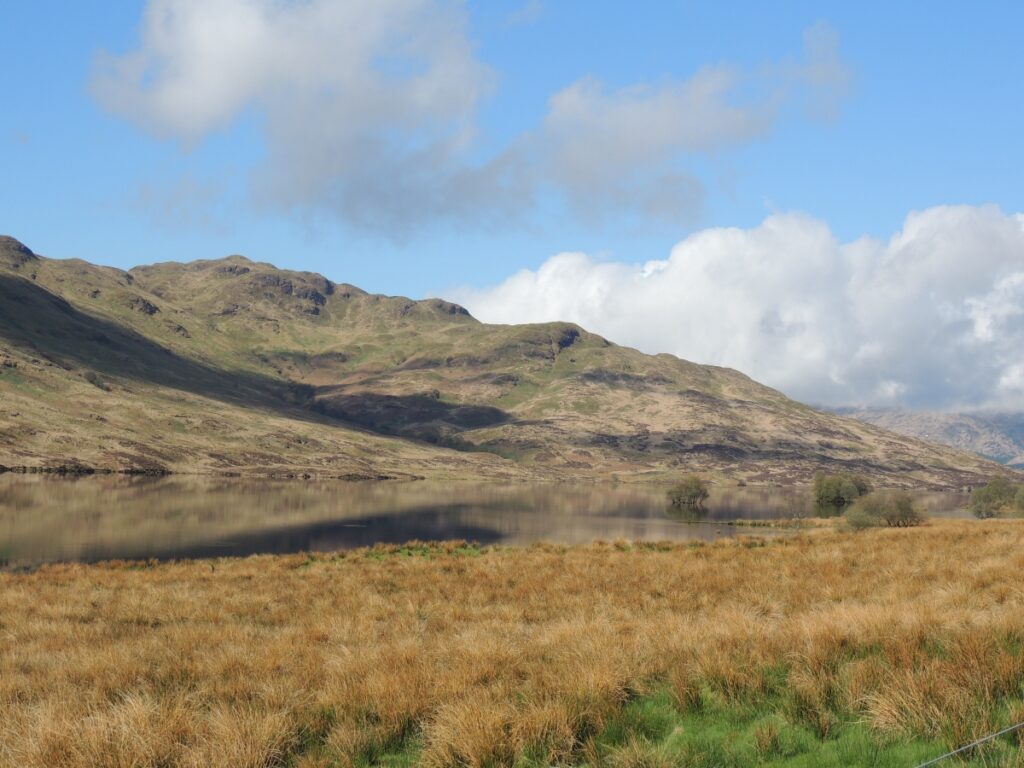 Loch Arklet old tourism route to loch lomond and stronachlachar