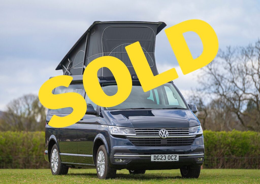 blue california ocean campevan sold Four Seasons Campers van sales scotland