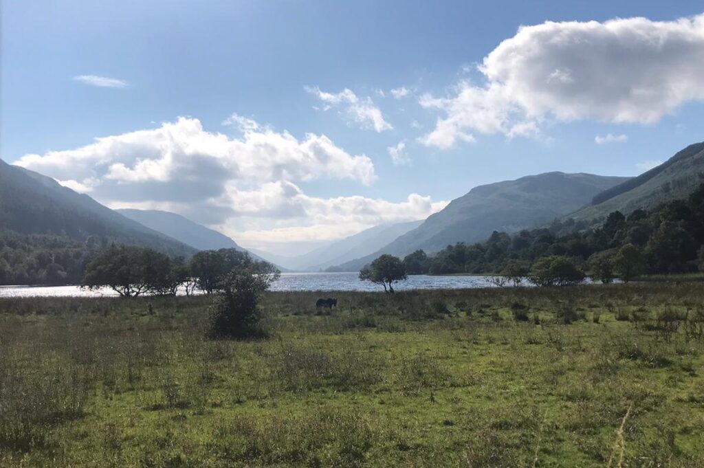 Loch Voil and Balquidder on road trip with Four Seasons Campers