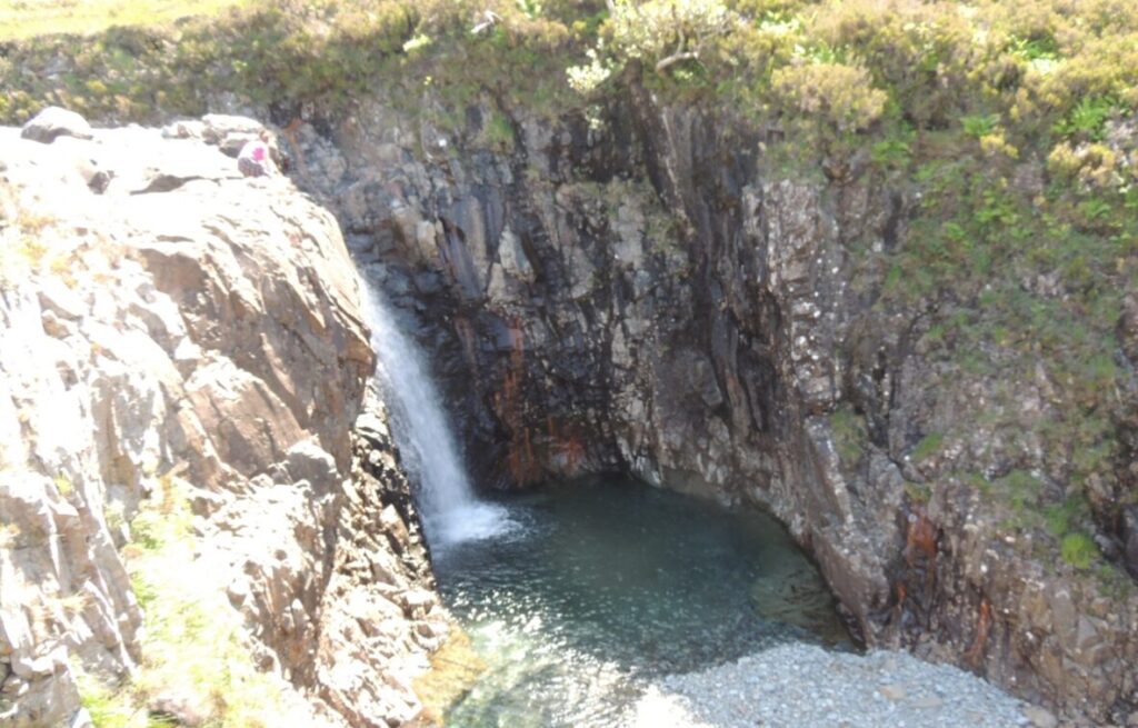 waterfall in scotland with Four Seasons Campers