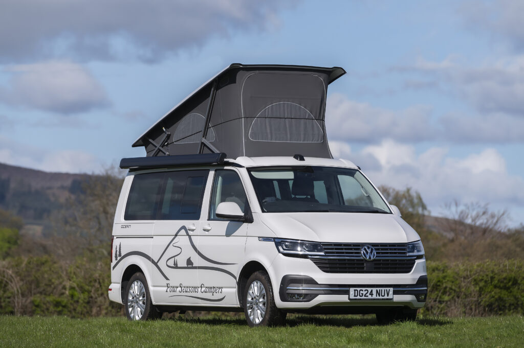 VW California Ocean white campervan for sale Four Seasons Campers Scotland