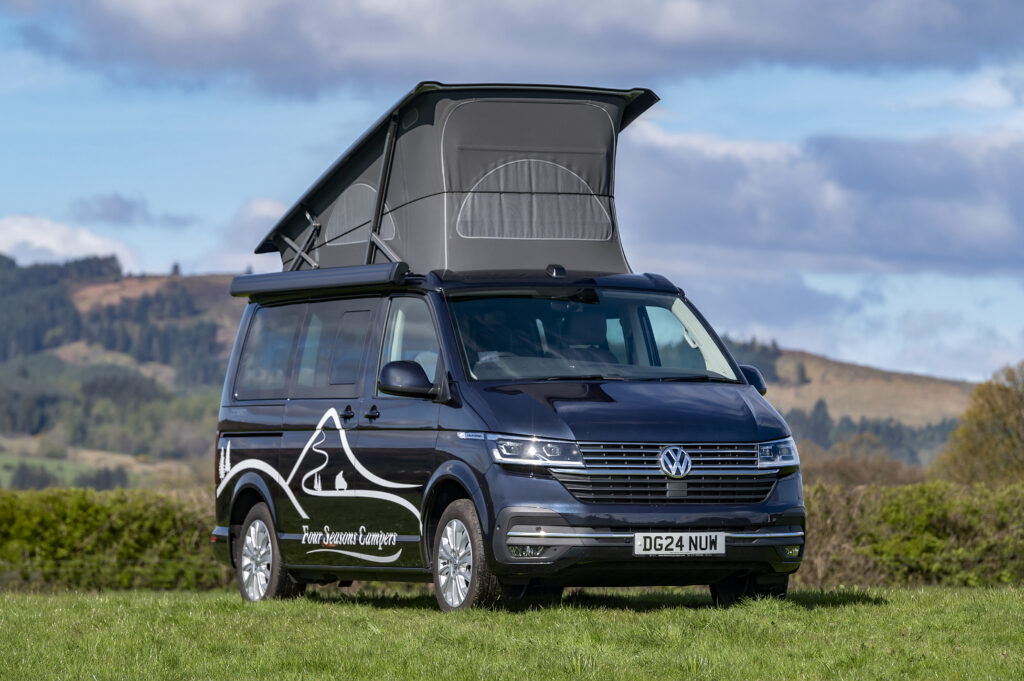VW California Ocean campervan for sale blue Four Seasons Campers Scotland
