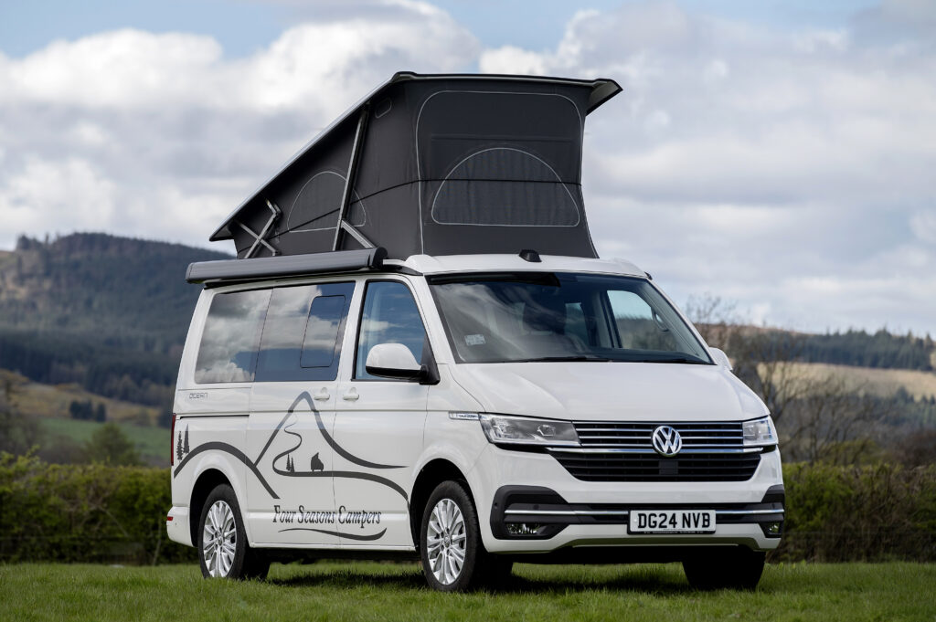 VW California Ocean campervan for sale white Four Seasons Campers Scotland