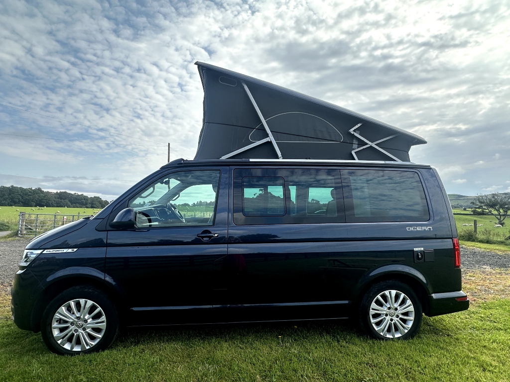 white 2024 VW California Ocean campervan for sale