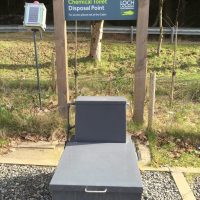 Loch Lubnaig chemical disposal on Four Seasons Campers campervan road trip Scotland